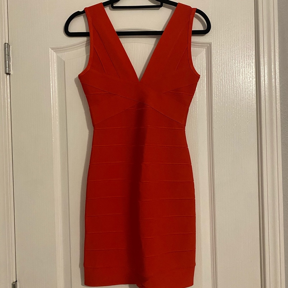 Herve Leger Bandage Body Con Dress